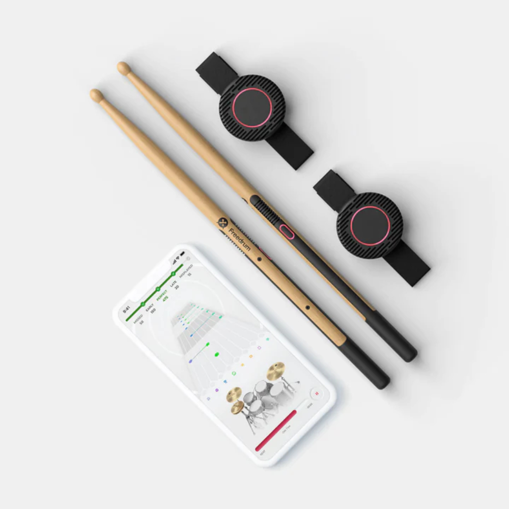 Портативная виртуальная барабанная установка. Freedrum Company Freedrum